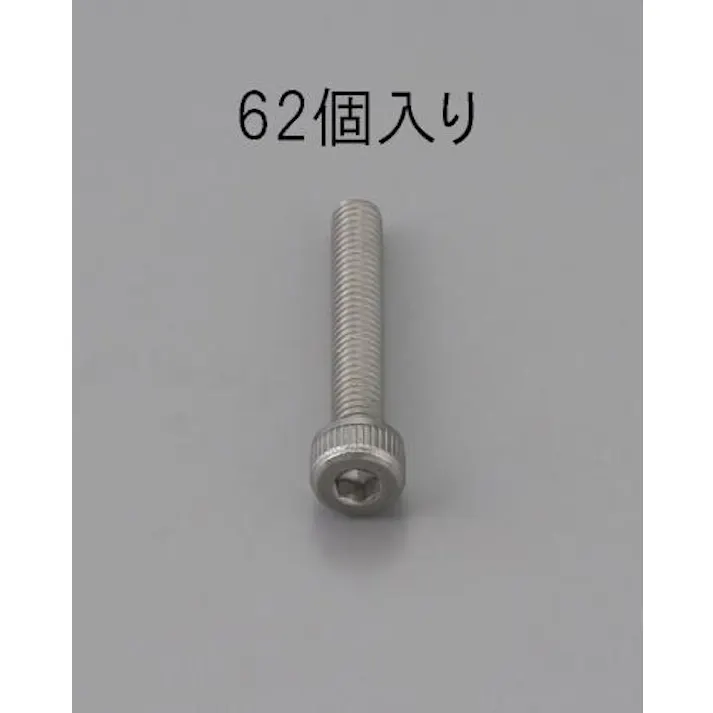 ESCO M3 x 16mm 六角穴付ボルト(ステンレス製/62本) EA949MB-316 4548745475289(CDC)【別送品】