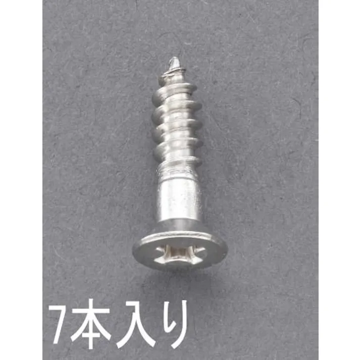 ESCO 3.5x 32mm 皿頭木ねじ(ステンレス製/ 7本) EA949ED-355 4548745622225(CDC)【別送品】
