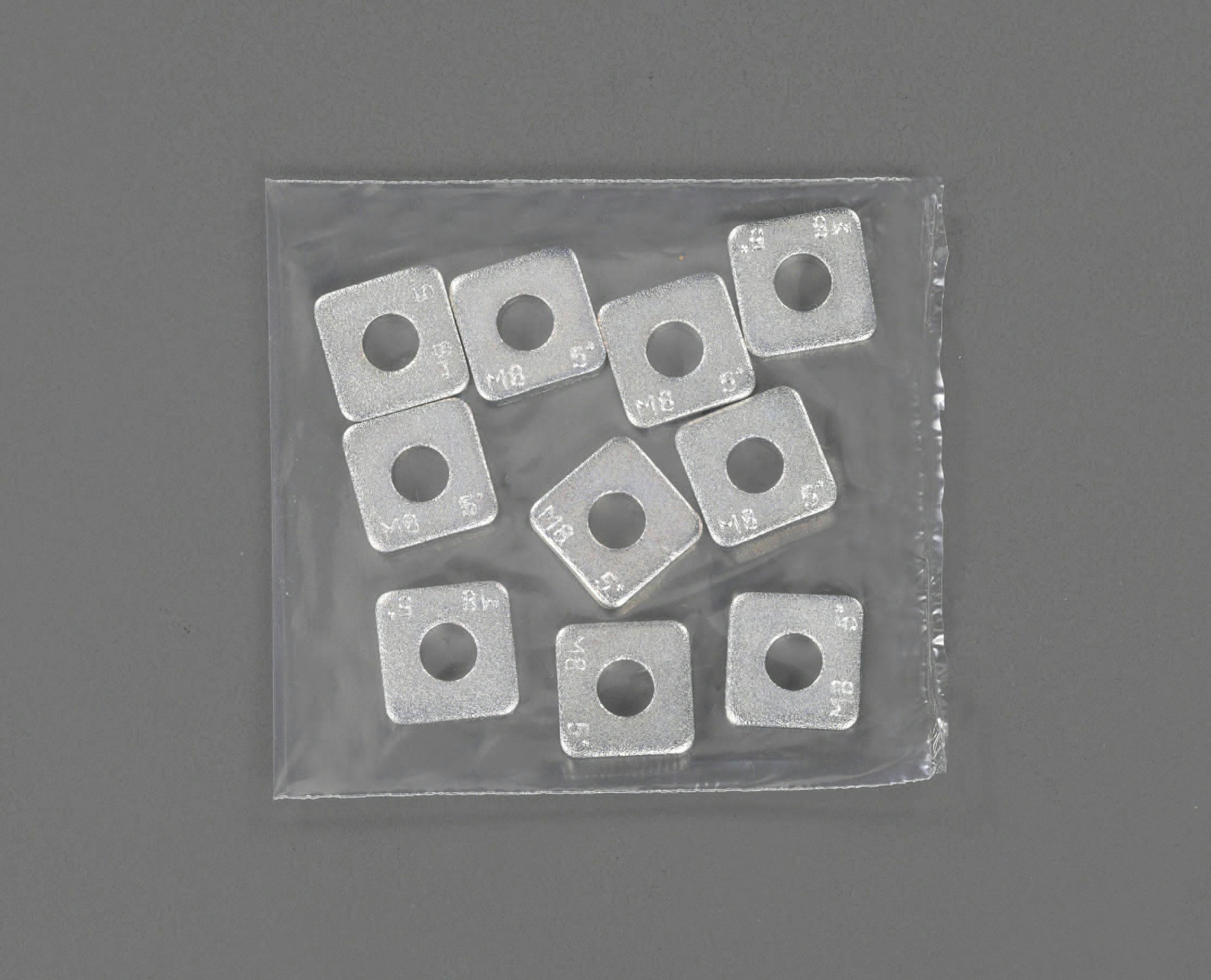 テーパー角座金(10個) M20/5゜ EA949WV-20A 4548745654899【別送品