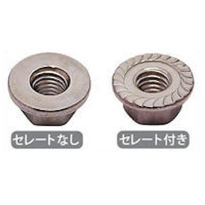 フランジナット(ステンレス製/セレート付/8個) M10 EA949SD-410 4548745714616【別送品】