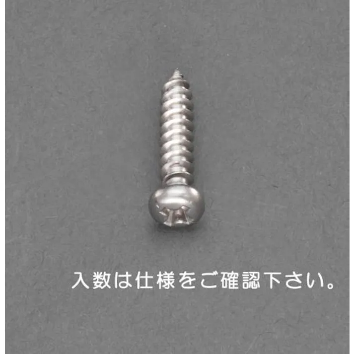 ESCO 3 x 6mm 鍋頭タッピングビス(ステンレス製/50本) EA949AL-110 4548745805567(CDC)【別送品】