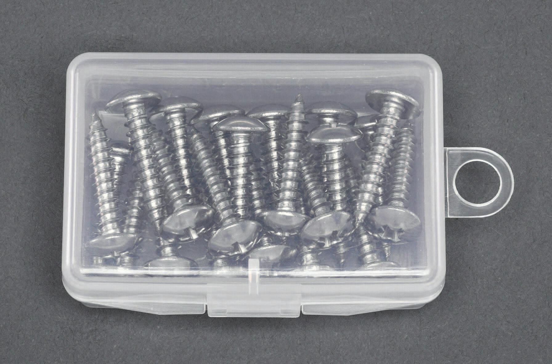 ESCO 4 x 12mm トラス頭タッピングビス(ステンレス/28本) EA949AL-319