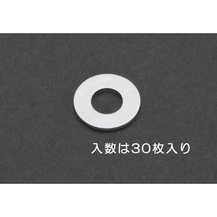 ESCO M 6 平ワッシャー(三価クロメート/30枚) EA949LX-406 4548745808674(CDC)【別送品】