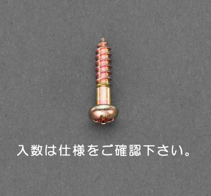 ESCO  2.1x10mm 鍋頭木ねじ(鉄クロメート/40本) EA949EJ-101 4548745812053(CDC)【別送品】