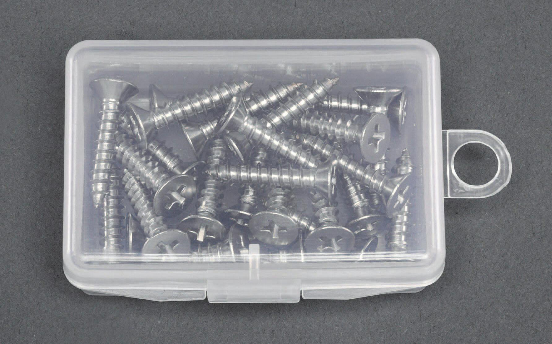 びすびす ESCO 2 x 12mm 皿頭タッピングビス(ステンレス製/38本) EA949AL