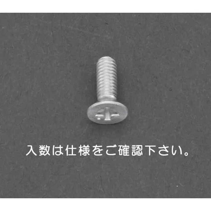 ESCO M3 x12mm 皿頭小ねじ(アルミ製/26本) EA949NM-312 4548745825053(CDC)【別送品】