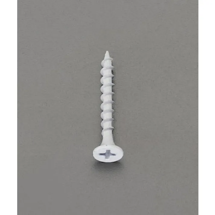 ESCO 3.8x38mm コーススレッド(鉄/ホワイト/100本) EA949FH-13 4548745858044(CDC)【別送品】