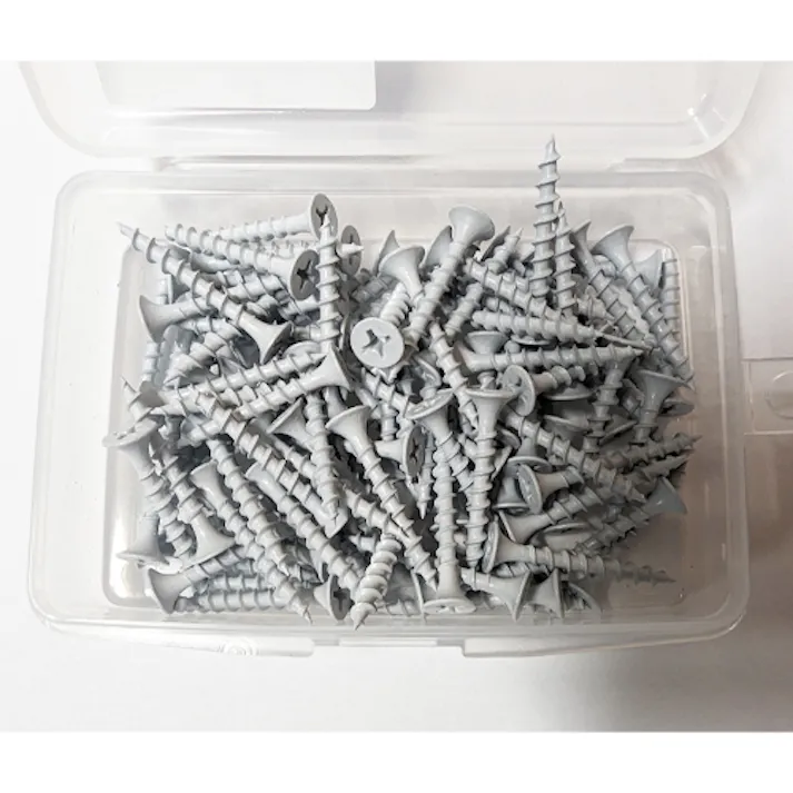 ESCO 3.8x38mm コーススレッド(鉄/ホワイト/100本) EA949FH-13 4548745858044(CDC)【別送品】