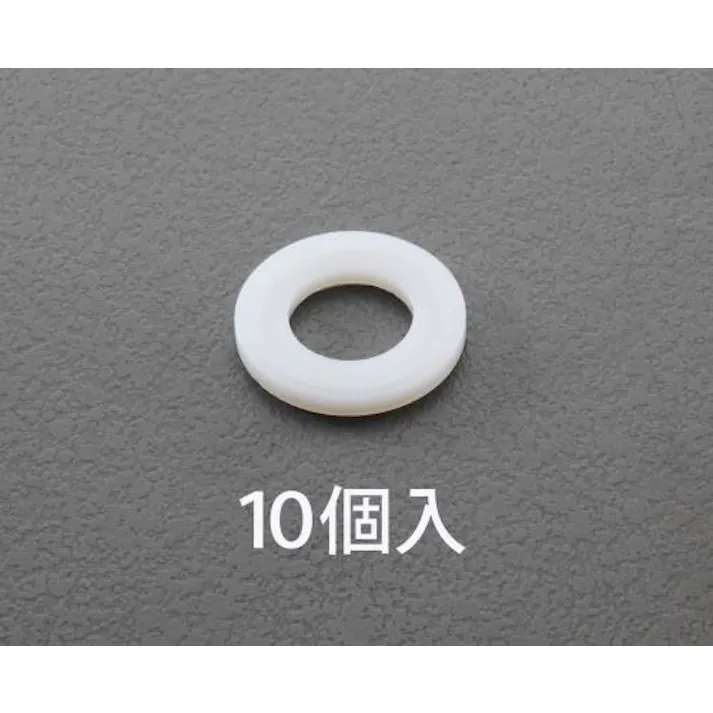 ESCO M30/31.0x60.0x4.0mm 平ワッシャー(ナイロン製/10枚) EA949ZA-303 4548745911626(CDC)【別送品】
