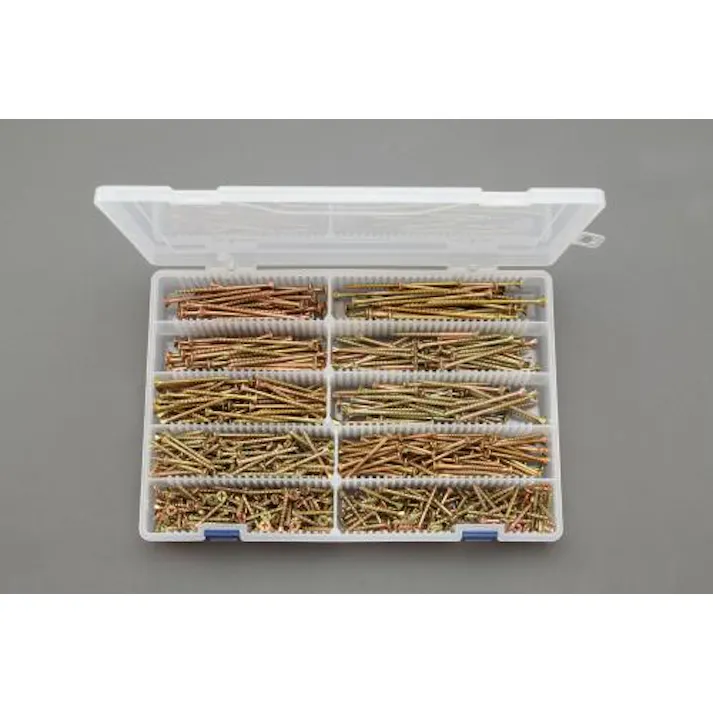 ESCO 4.0/4.3/4.7mm 木工用ビスセット(中細) EA949FW 4548745976786(CDC)【別送品】