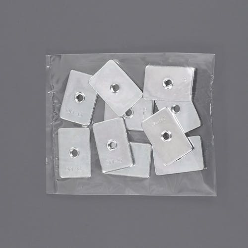 篠原電機 四角ナット(10個) M8/34x23mm EA949GS-8 4548745988376【別送