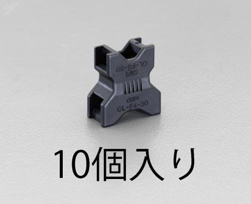 オーム電機 ケーブル用サドル(10個) 22.4x12.5x30mm EA948GR-1 4548745991673【別送品】