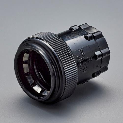 未来工業 フレキ管用防水コネクター(ワンタッチ型/黒) φ36mm EA947HP-86 4550061085899【別送品】