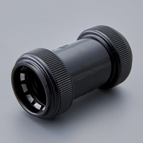 未来工業 フレキ管用防水カップリング(ワンタッチ型/黒) φ36mm EA947HP-96 4550061086179【別送品】