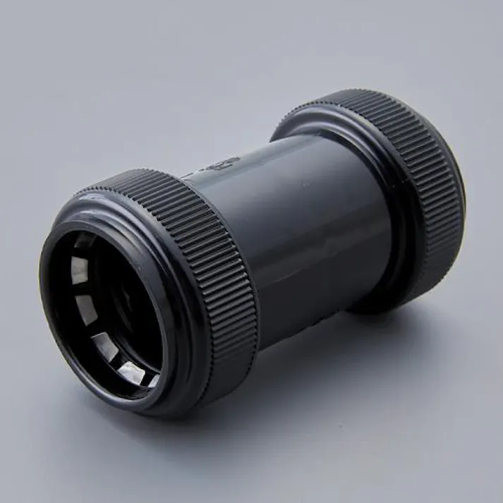 未来工業 フレキ管用防水カップリング(ワンタッチ型/黒) φ22mm EA947HP-93 4550061086223【別送品】