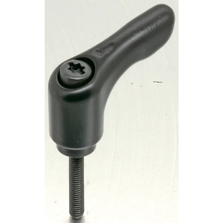 イマオコーポレーション 雄ねじミニクランプレバー(ブラック) M5x15mm EA948CB-411 4550061163719【別送品】