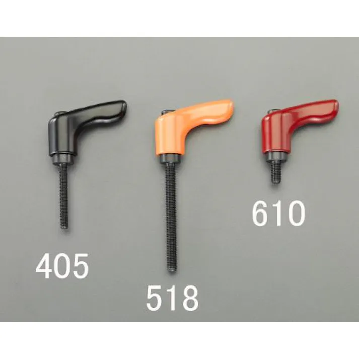 イマオコーポレーション M4x30mm 雄ねじミニクランプレバー(オレンジ) EA948CB-505 4550061165362(CDC)【別送品】