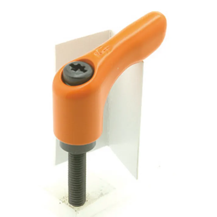 イマオコーポレーション 雄ねじミニクランプレバー(オレンジ) M5x25mm EA948CB-513 4550061166079【別送品】