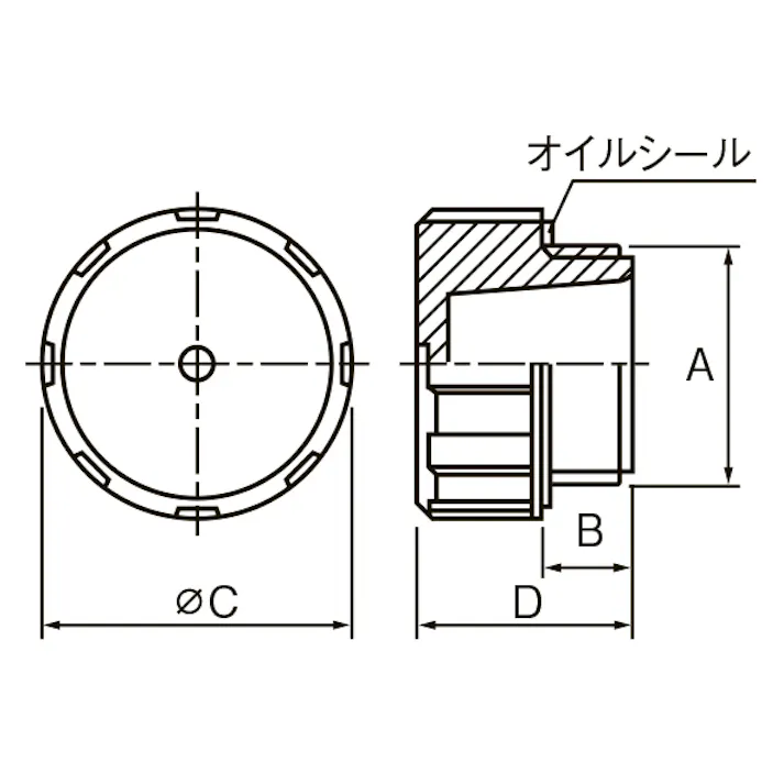 イマオコーポレーション オイルキャップ G1.1/4” EA949CV-6 4550061189740【別送品】