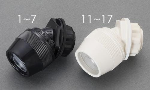 未来工業 45°コネクタ(黒) [EA947TA-11・12用] EA947TE-2 4550061385586【別送品】