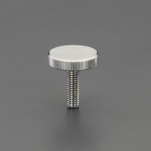 ローレットノブ(雄ねじ/ステンレス製) M8x30mm/φ30mm EA948BB-48A 4550061474501【別送品】