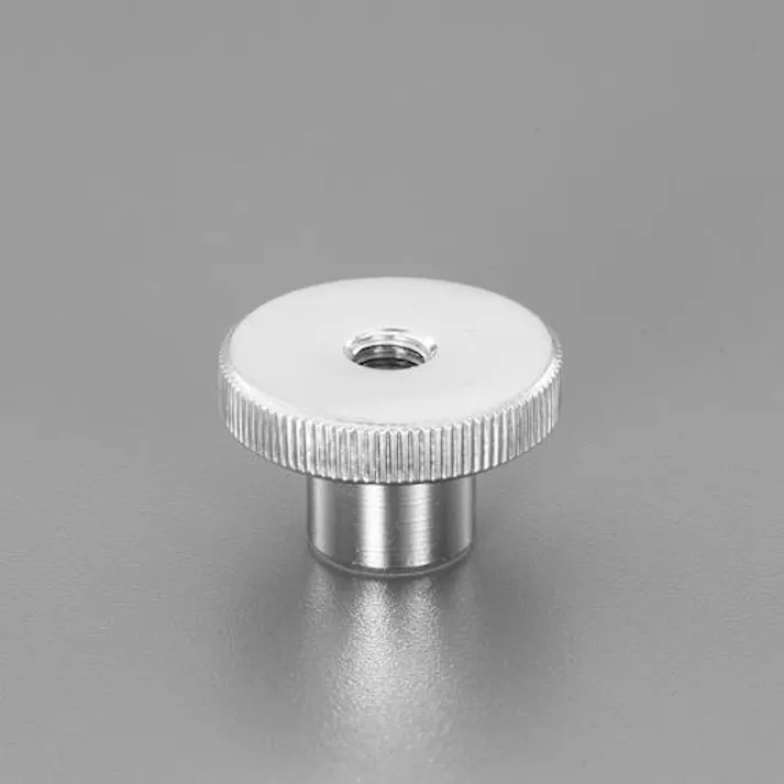 ESCO  M5x11.5mm ローレットナット(段付/スチール製) EA948BW-72 4550061474716(CDC)【別送品】