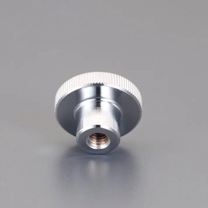 ESCO  M5x11.5mm ローレットナット(段付/スチール製) EA948BW-72 4550061474716(CDC)【別送品】