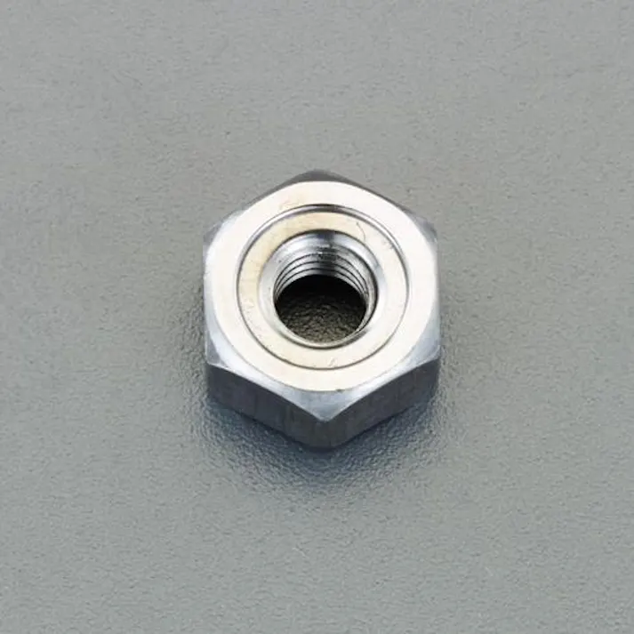 ESCO M6 溶接六角ナット(パイロット無/生地/10個) EA949LW-56 4550061528358(CDC)【別送品】