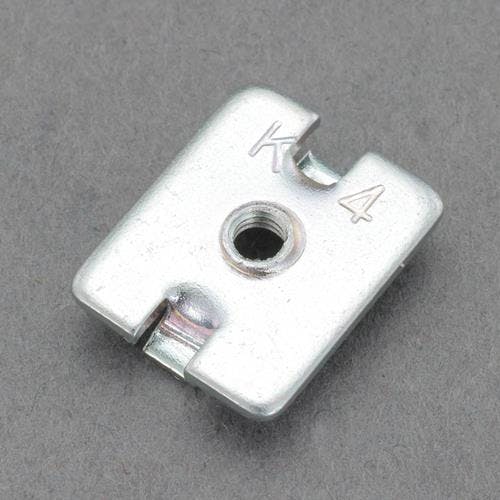 篠原電機 四角ナット(爪付き/10個) M4/20x16mm EA949GS-54