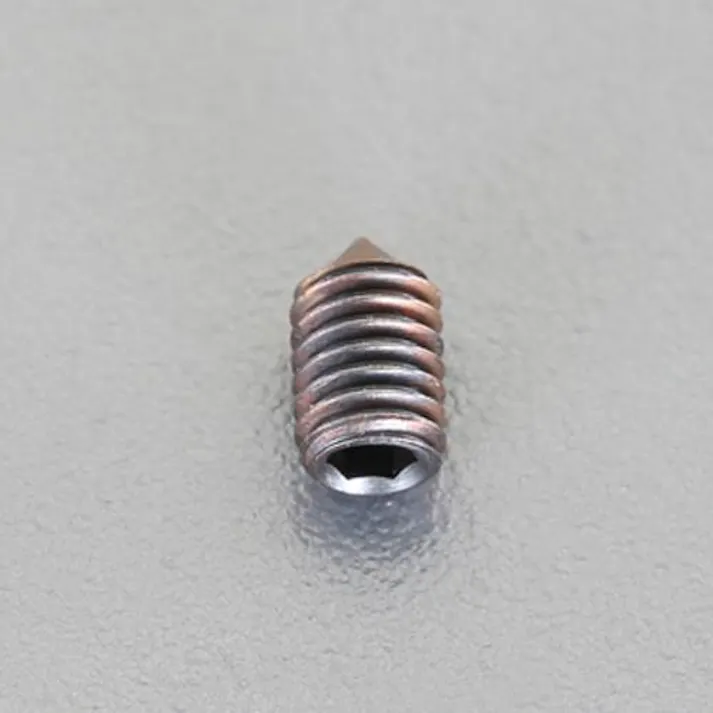 ESCO M 4x 5mm 六角穴付ねじ(トガリ先/ユニクロ/10本) EA949DZ-42 4550061714508(CDC)【別送品】