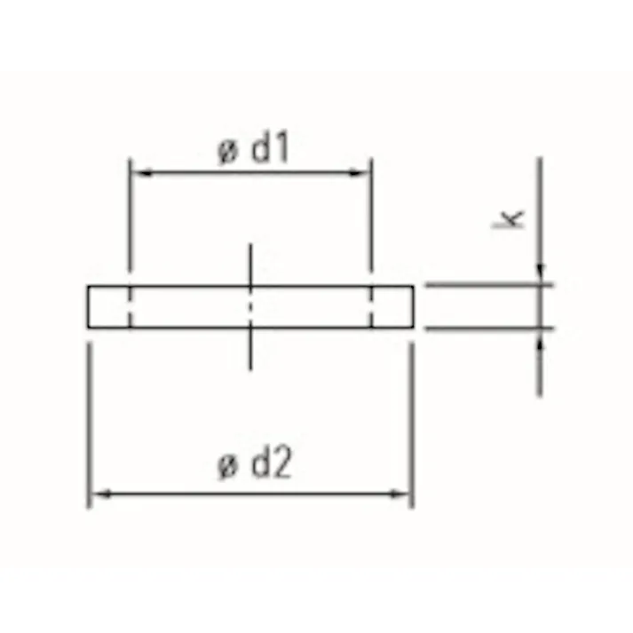 木材用平ワッシャー(ステンレス製/2枚) M20 EA949HH-88 4550061751640【別送品】
