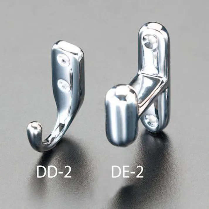 ESCO 36.5x47.5mm フック(ステンレス製/鏡面仕上) EA951DE-2 4518340110380(CDC)【別送品】
