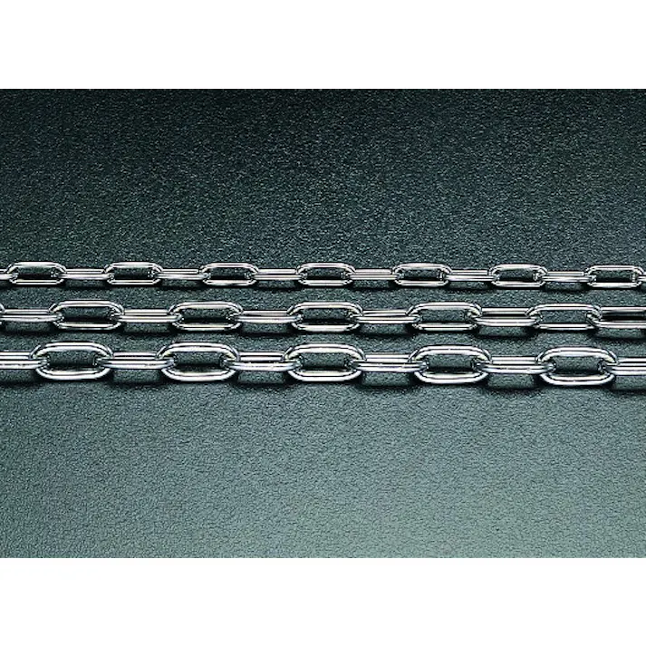 リンクチェーン(ステンレス製) 4.0mmx10m EA980SA-410 4518340111882【別送品】