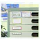 西敬 ネームプレート(マグネット付/青/5枚) 90x25mm EA956VA-62 4518340156524【別送品】