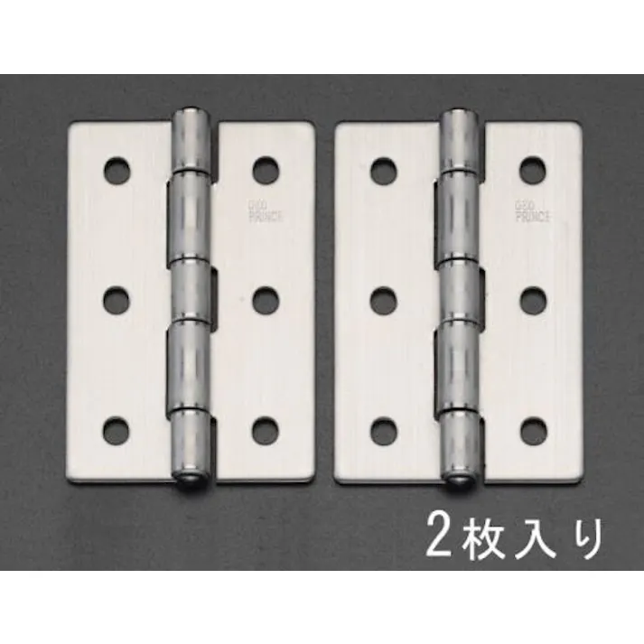 ESCO 75x 50 mm 厚口丁番(ステンレス製/2個) EA951CK-14 4518340246232(CDC)【別送品】