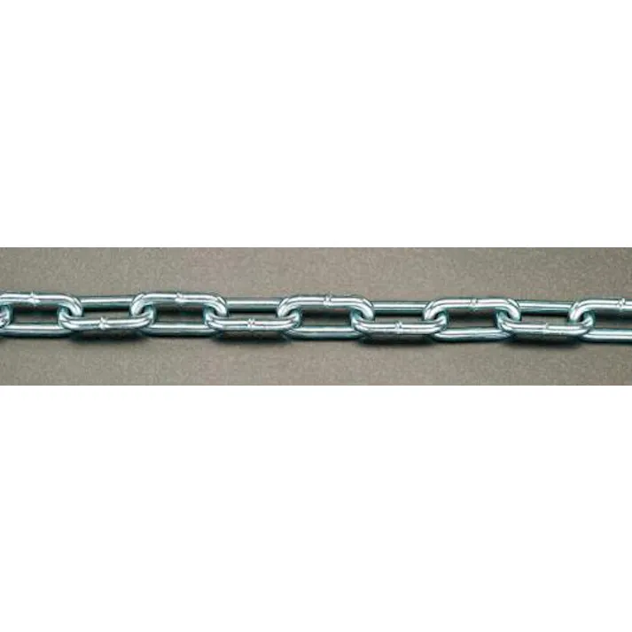 ESCO 6.5mmx10m リンクチェーン(スチール製/ユニクロメッキ) EA980SE-73 4518340354470(CDC)【別送品】