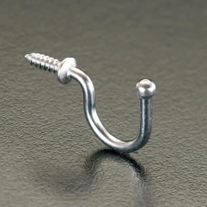 ESCO φ2.7x 21mm フック・ねじ付(ステンレス製/2本) EA951DA-35 4518340367562(CDC)【別送品】