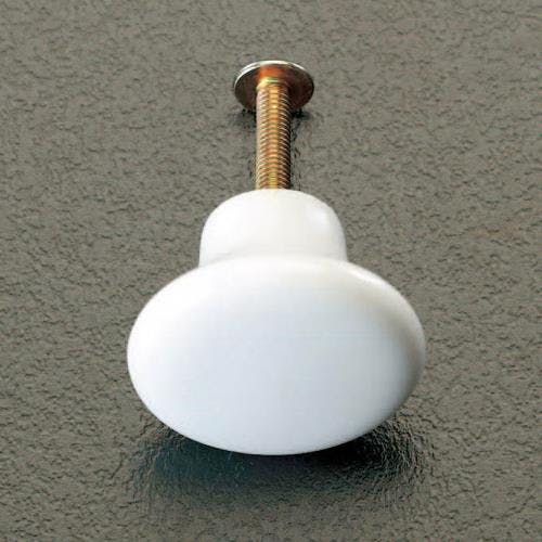 ツマミ(セラミック製) 32x23mm/M4x25 EA951CA-22 4518340367821【別送品】