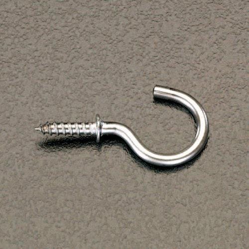 ねじ込フック(ステンレス製/5本) φ2.8x25mm EA951DS-2 4518340475137【別送品】