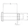 ESCO  6x15.5mm クレビス用溝付ピン EA953BA-6 4518340553507(CDC)【別送品】