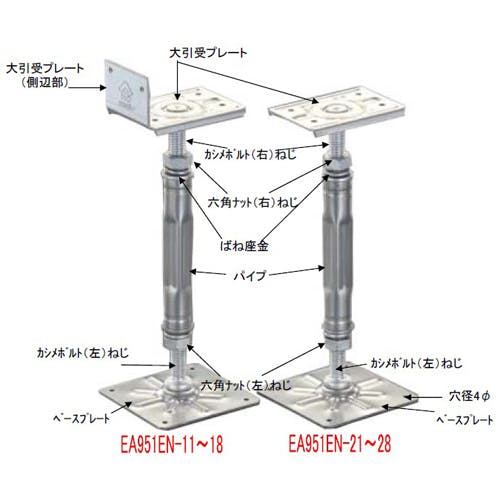 ESCO 152-220mm 鋼製束(L型) EA951EN-13 4518340807655(CDC