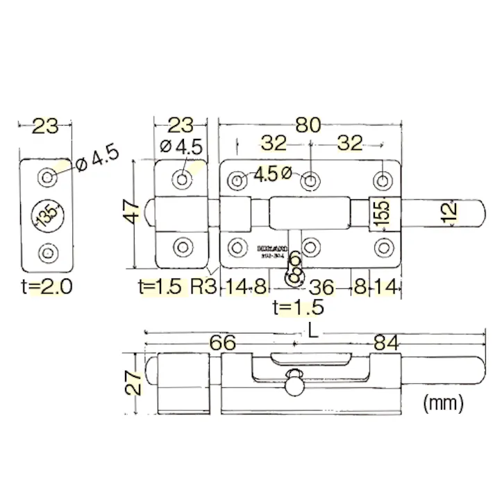 強力型丸落し(ステンレス製) 300mm EA951LP-13 4518340907522【別送品】