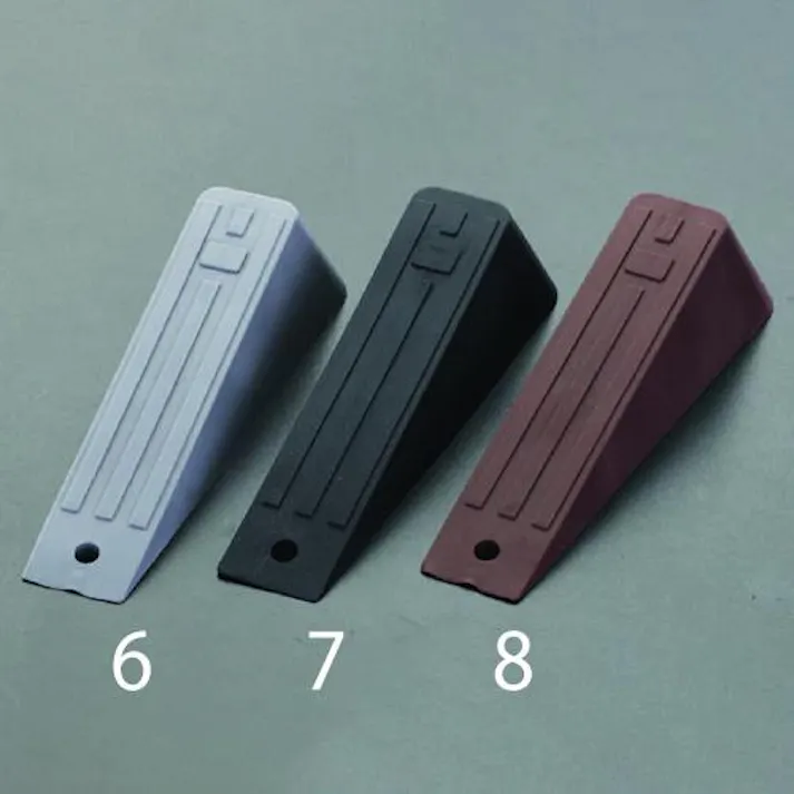 ESCO 130x25x30mm ドアストッパー(マジックテープ付/茶) EA951FA-8 4518340922877(CDC)【別送品】
