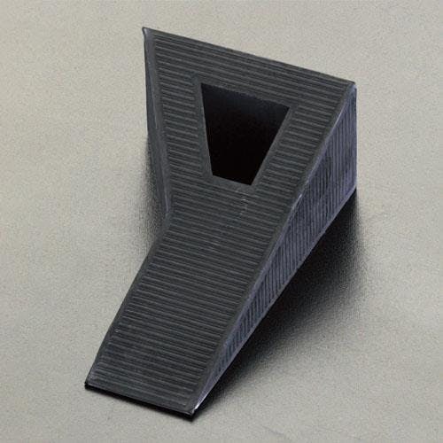 ESCO 100x30x34mm ドアストッパー(くさび形/ゴム) EA951FA-9