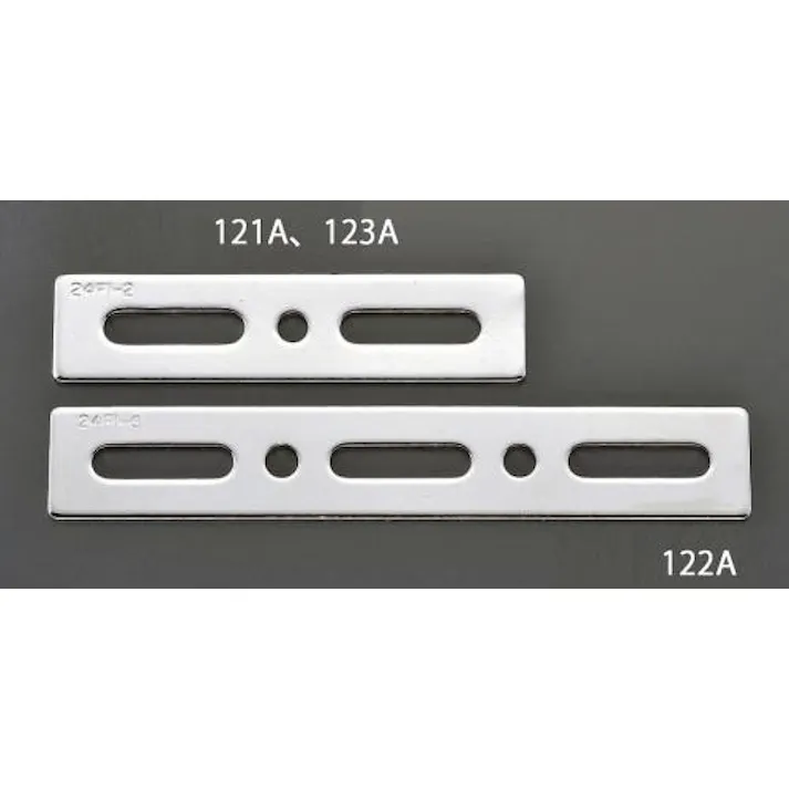 ESCO 24x100mm フラット型連結金具(スチール製) EA951EA-121A 4518340950528(CDC)【別送品】