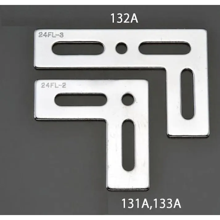 ESCO 43x 90x90mm L型連結金具(スチール製) EA951EA-133A 4518340950603(CDC)【別送品】