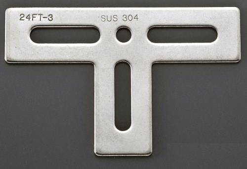 T型連結金具(ステンレス製) 24x100x64mm EA951EA-146A 4518340950689【別送品】