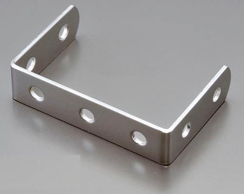 コ型連結金具(スチール製) 52x52x19mm EA951EA-266A 4518340951631【別送品】