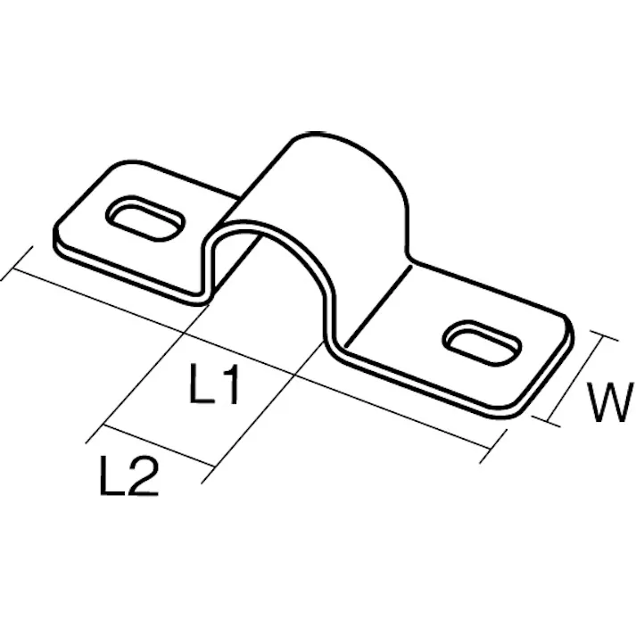 連結金具(スチール製) 30x105mm EA951EA-314A 4518340952133【別送品】