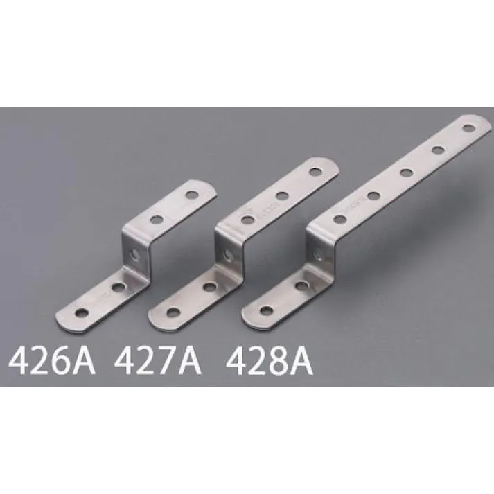 ESCO 127 x 19mm Z型連結金具(ステンレス製) EA951EA-427A 4518340953024(CDC)【別送品】